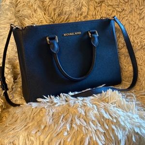 Brand New Navy Michael Kors bag
